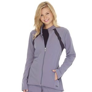 Jockeys Modern Fit Athletic Contrast Scrub Jacket